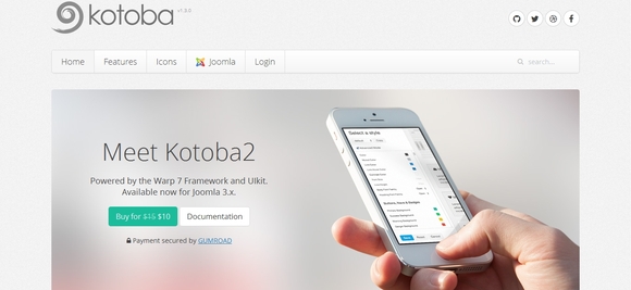Meet Kotoba2 - joomla templates
